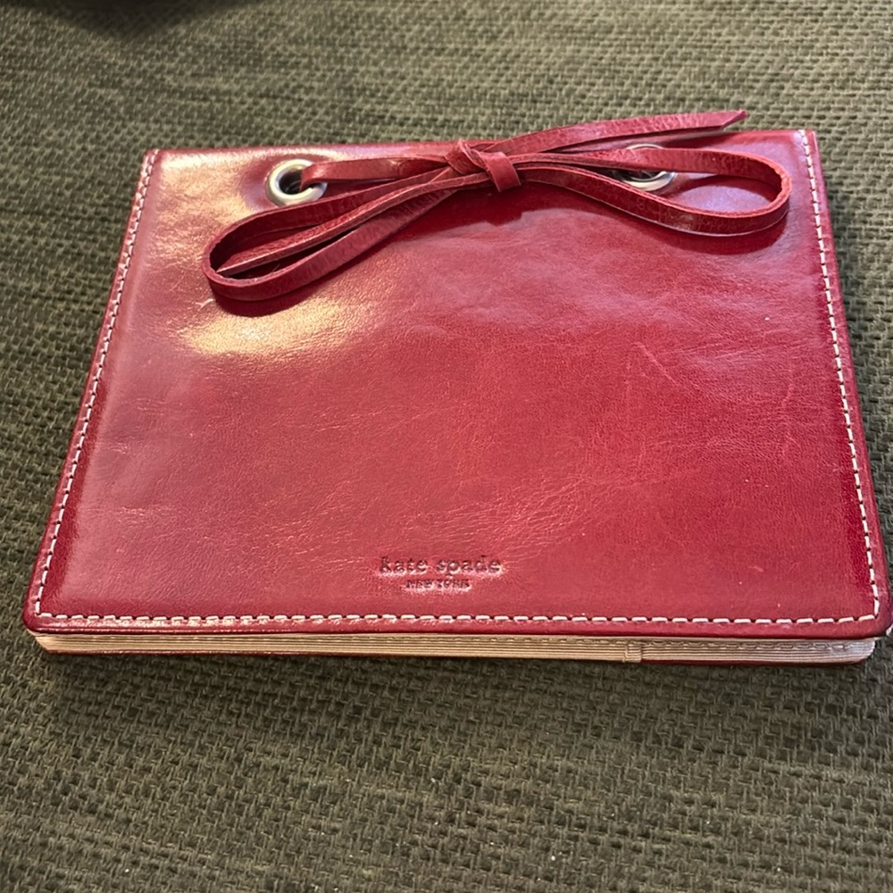 Kate Spade leather photo book NWOT